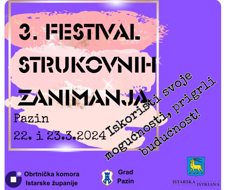 3. Festival strukovnih zanimanja u Pazinu